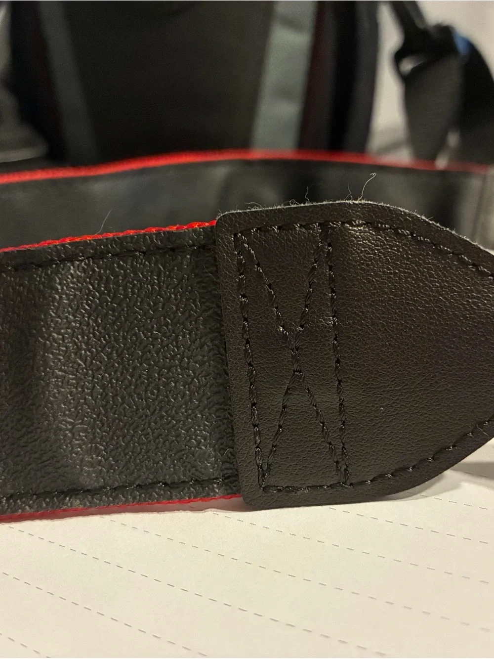 Canon Black Camera Neck Strap with Red Trim and White Logo